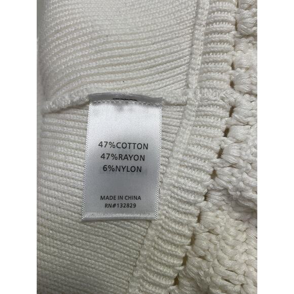 Tularosa 'Zanea' White Cotton Ruffle Top Size XS - Picture 5 of 5